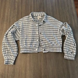 Cropped jeweled jacket